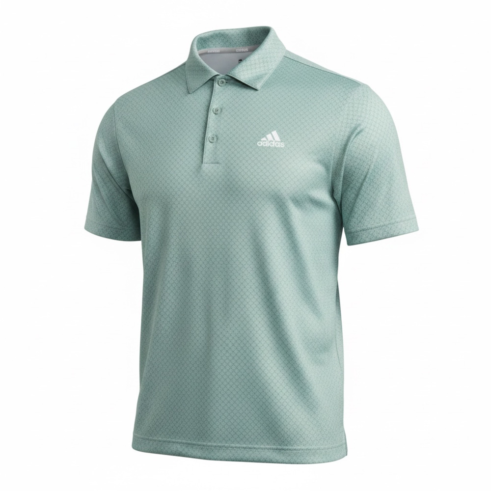 Adidas Men's Core Allover Print Golf Polo Shirt